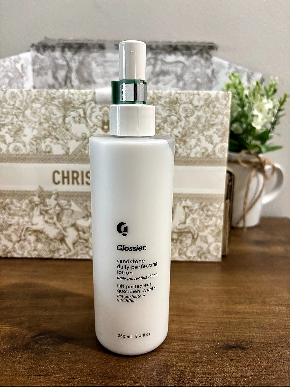 Glossier Daily Perfecting Body Lotion- Sandstone Full Size 8.4 oz NWT